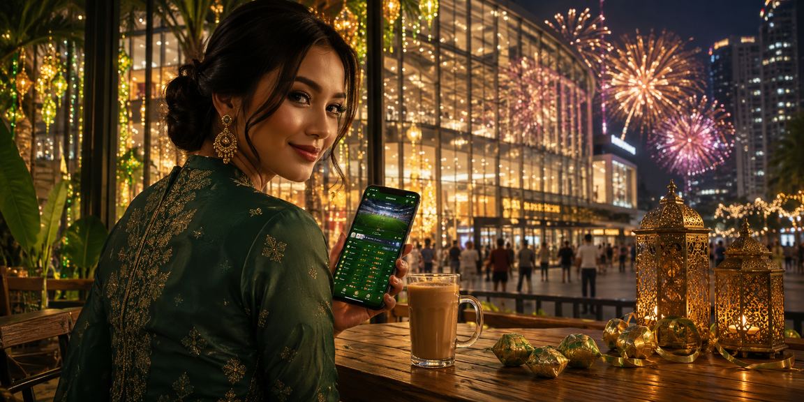 Kuala Lumpur players enjoying padu88 online casino table games during Hari Raya